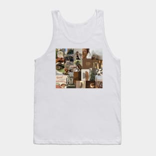 earth tones aesthetic collage Tank Top